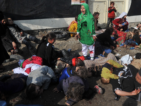 la photographie de massoud hossaini qui a remporté le premier prix au nppa 2012