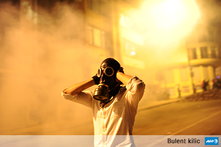 Bulent Kilic, du bureau d’Istanbul, a été récompensé pour une série de clichés illustrant des affrontements au gaz lacrymogène entre les forces de l’ordre et les manifestants en Turquie, dans la catégorie «faits divers».