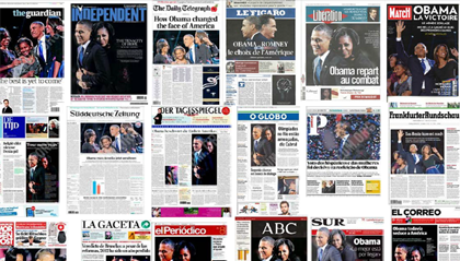 US presidential election: AFP on the front page!