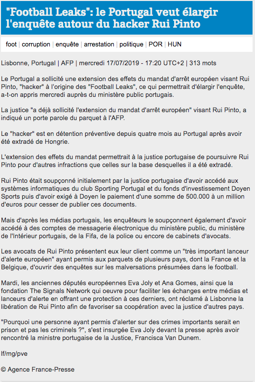 article de presse