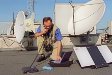 Diffusion par satellite des photos Diffusion par satellite des photos