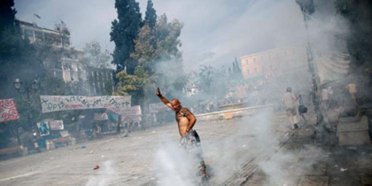 AFP photographers Angelos Tzortzinis won the Gold Medal at the PX3 prize