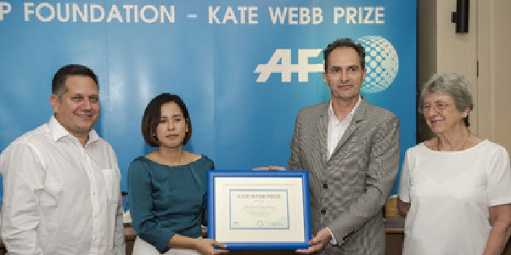 Thai reporter received 2015 AFP Kate Webb Prize
