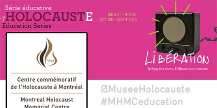AFP partners with the Montreal Holocaust Memorial Centre for their annual Holocaust Educational series