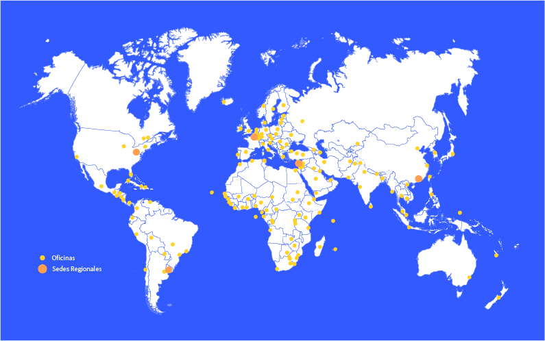 Oficinas AFP en el mundo