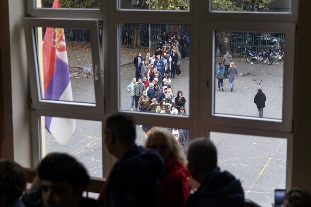 The vote is the culmination of nearly two years of student-led protests sparked by the collapse of a canopy at Novi Sad railway station that killed 16 people — Milos Milanovic / AFP