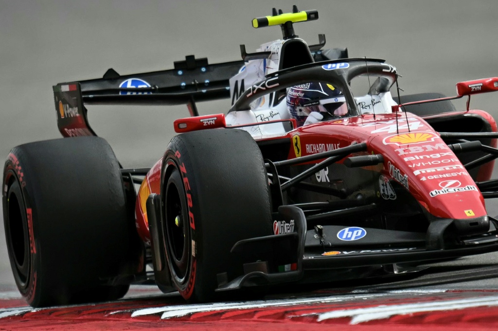 Ferrari's Lewis Hamilton finished fourth at the United States Formula One Grand Prix in Austin — ANGELA WEISS / AFP