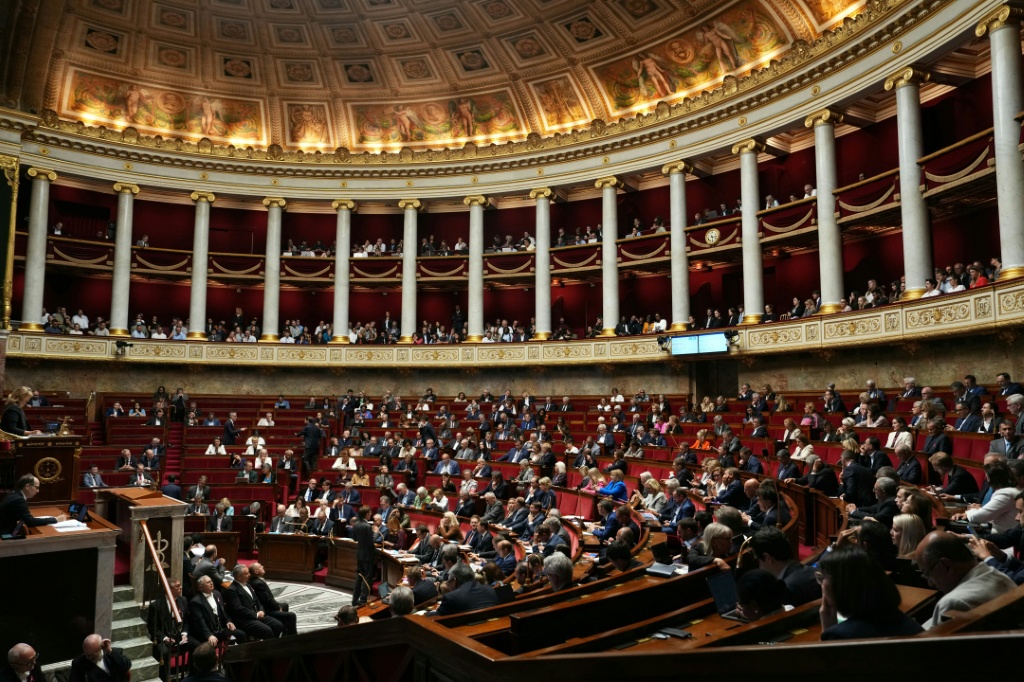 The government is seeking 43 billion euros in spending cuts and other measures — Dimitar DILKOFF / AFP