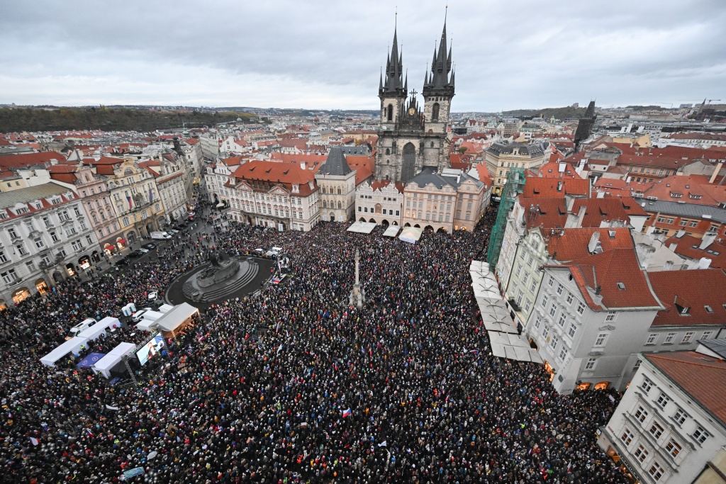 The new bill would abolish licence fees for public media — Michal Cizek / AFP