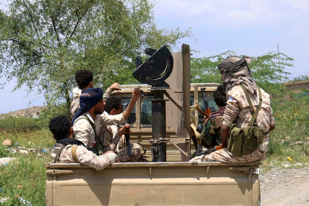 Yemen's government announced the lofty goal of retaking all Houthi territory -- home to most of the country's population — Ahmad AL-BASHA / AFP