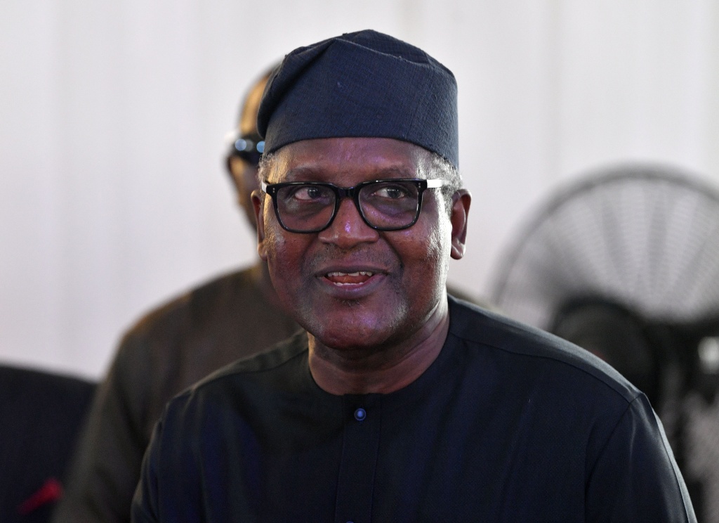 Aliko Dangote is an avowed football fan — PIUS UTOMI EKPEI / AFP
