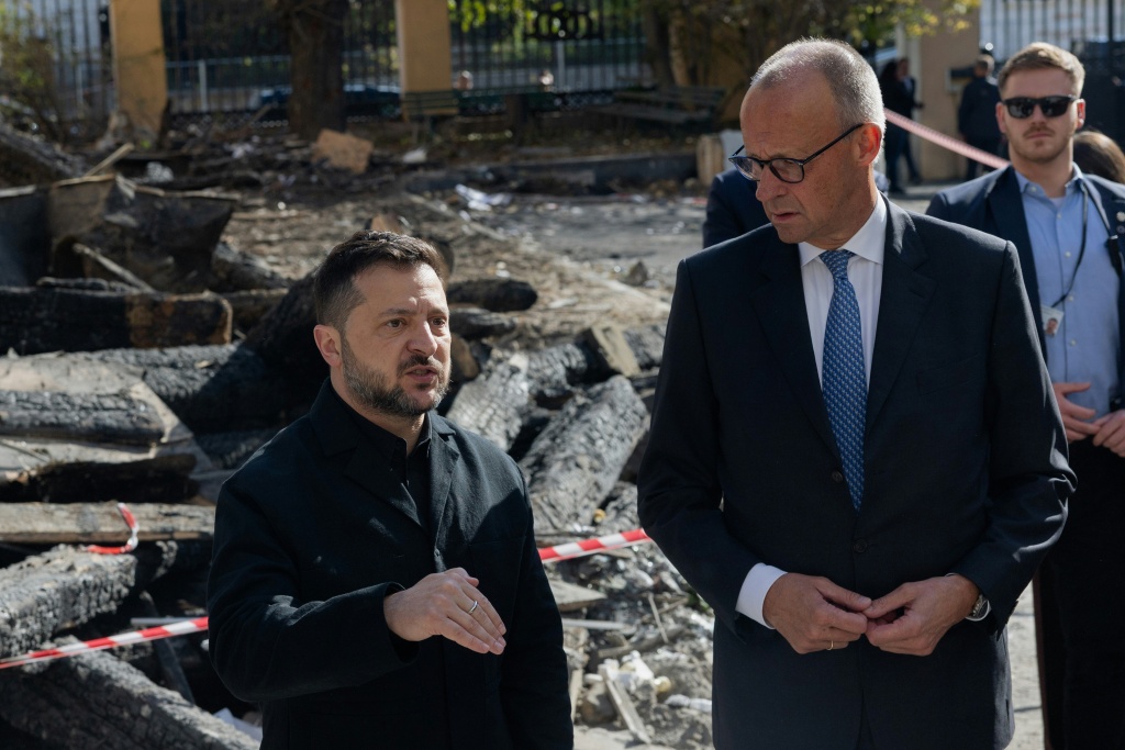 Air raid sirens and round-the-clock attacks are now a feature of daily life in Kyiv — Mykola TYMCHENKO / AFP