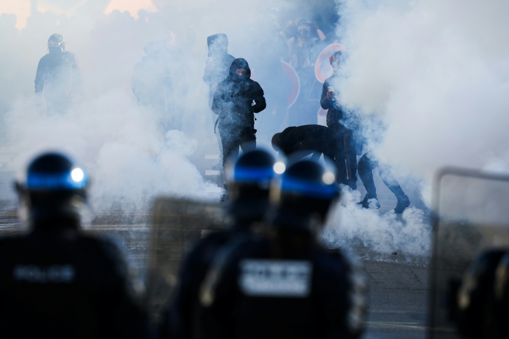 The protests have shaken France — FRED TANNEAU / AFP