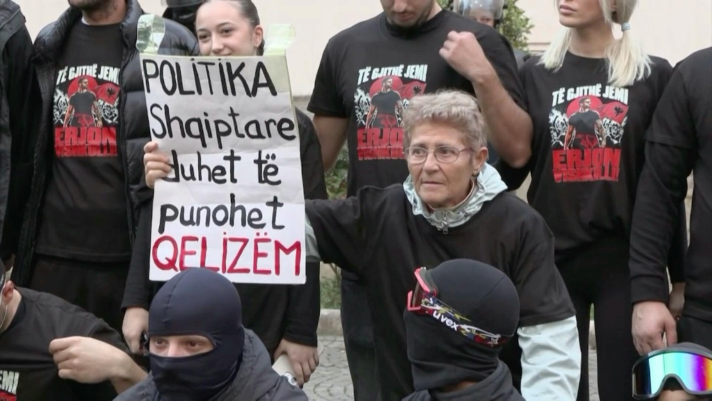 Embattled Albanian PM vows fines for violent protesters