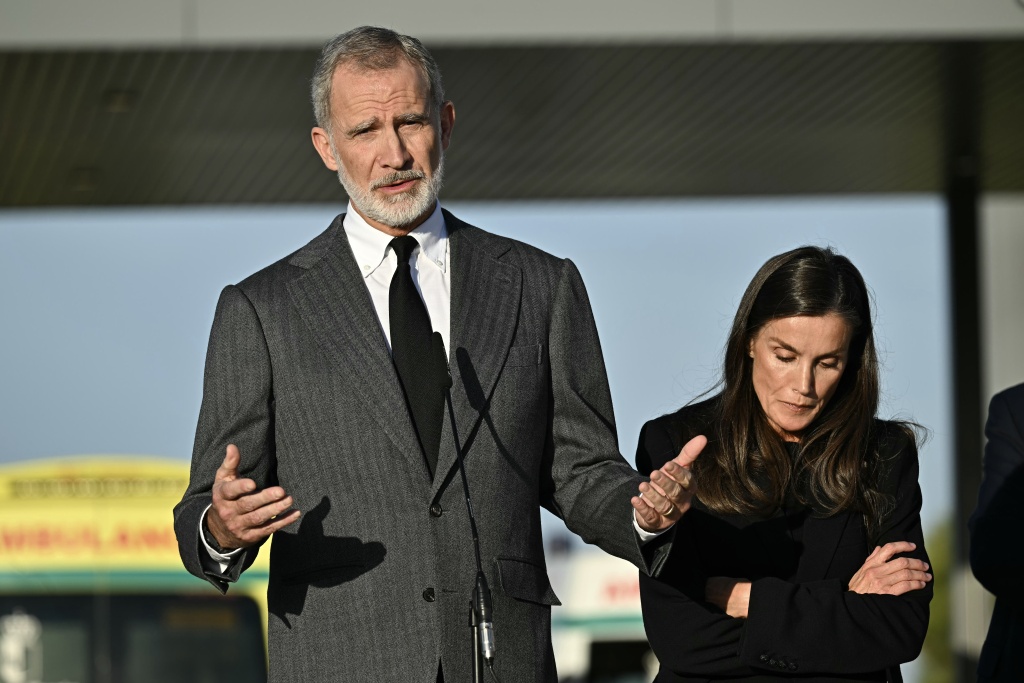 'We must study measures that should be adopted to ensure this does not happen again,' said King Felipe — Javier SORIANO / AFP