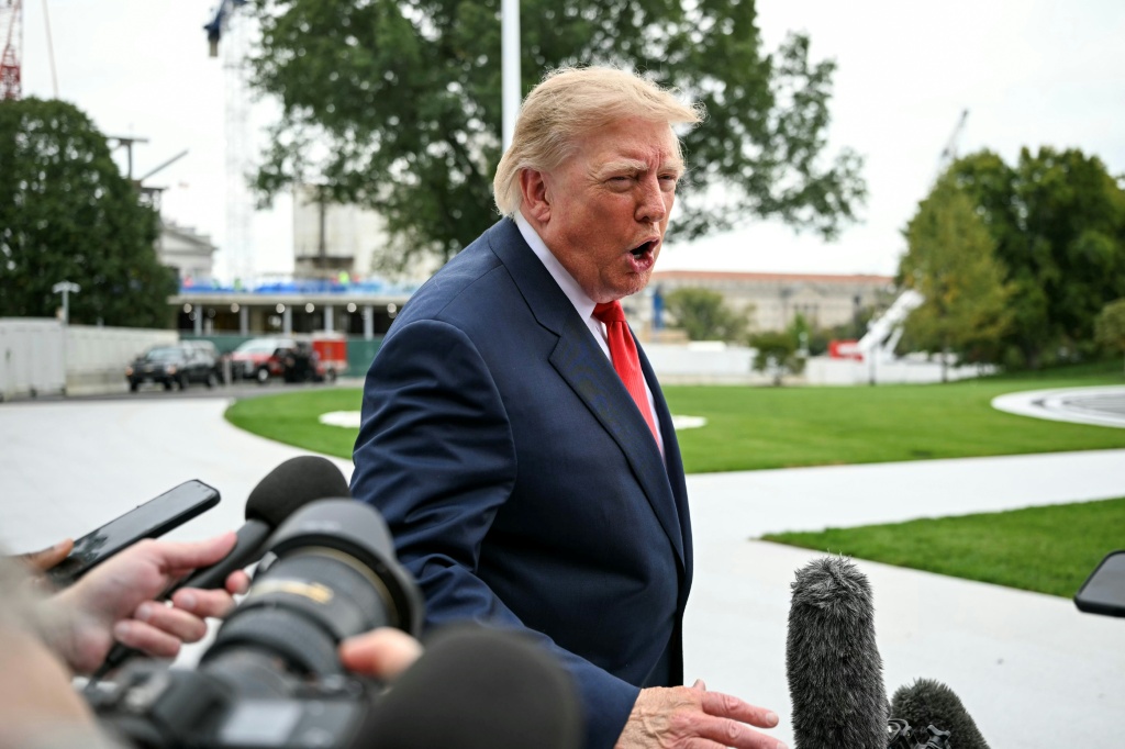 Trump announced the surprise diesel deal after a call with Russian counterpart Vladimir Putin — Alex WROBLEWSKI / AFP