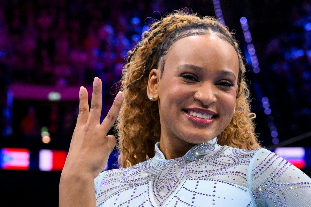 Andrade and Nemour star as Biles cheers at world gymnastics champs
