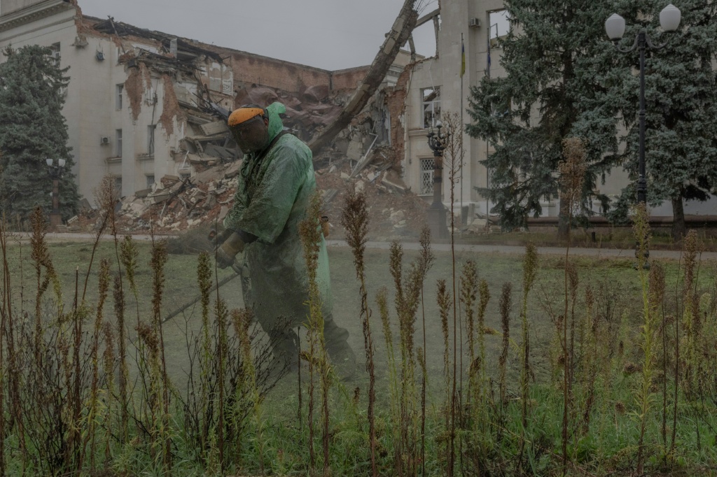 The Kherson region has been ravaged by fighting — Roman PILIPEY / AFP