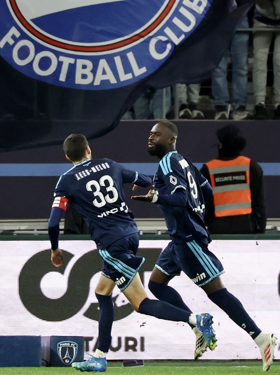 Lassine Sinayoko had the last word, drilling home his penalty after VAR intervened to punish Valentin Rongier's shirt tug on the Mali forward — FRANCK FIFE / AFP