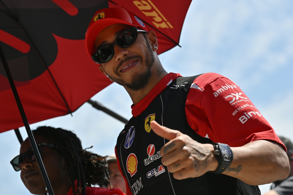 Former Formula One World Champion Lewis Hamilton has long supported am African Grand Prix — Andrej ISAKOVIC / AFP