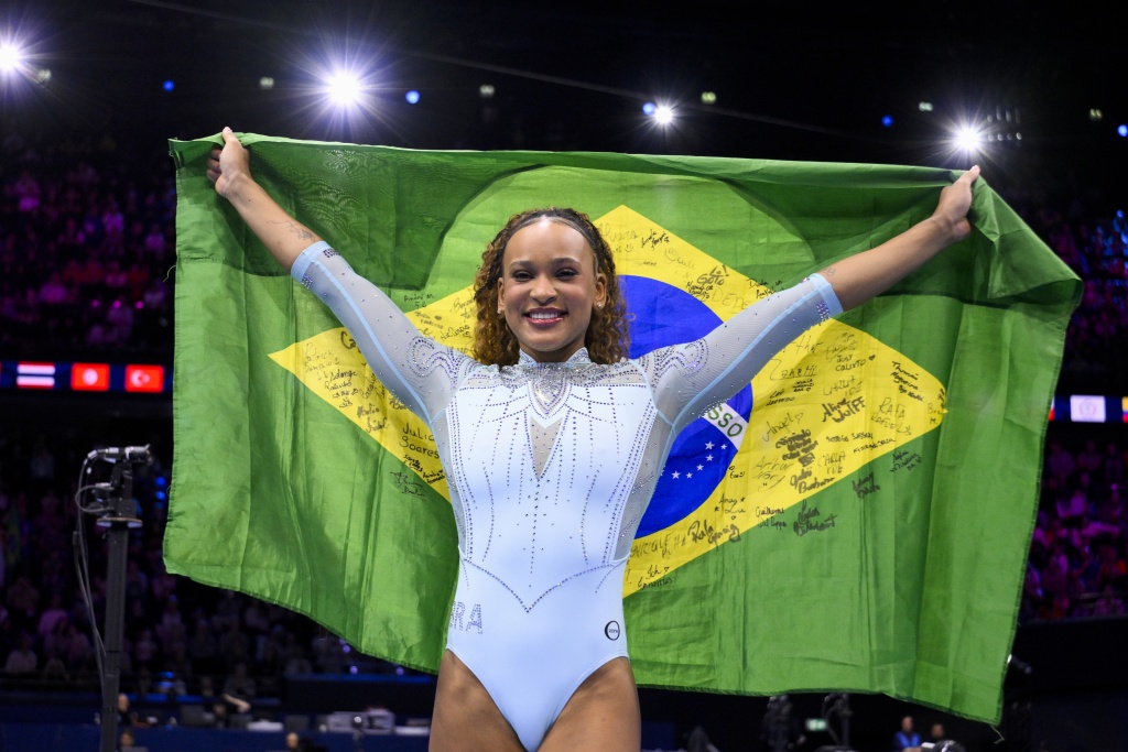 Brazil's Andrade returns to take vault gold at worlds