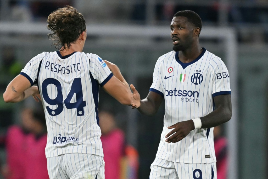Marcus Thuram scored as Serie A leaders Inter Milan fought back to beat Bologna — Stefano RELLANDINI / AFP