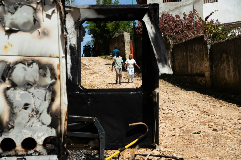 The country's gang violence crisis has left at least 5,700 people dead or wounded this year, the UN has said — Clarens SIFFROY / AFP