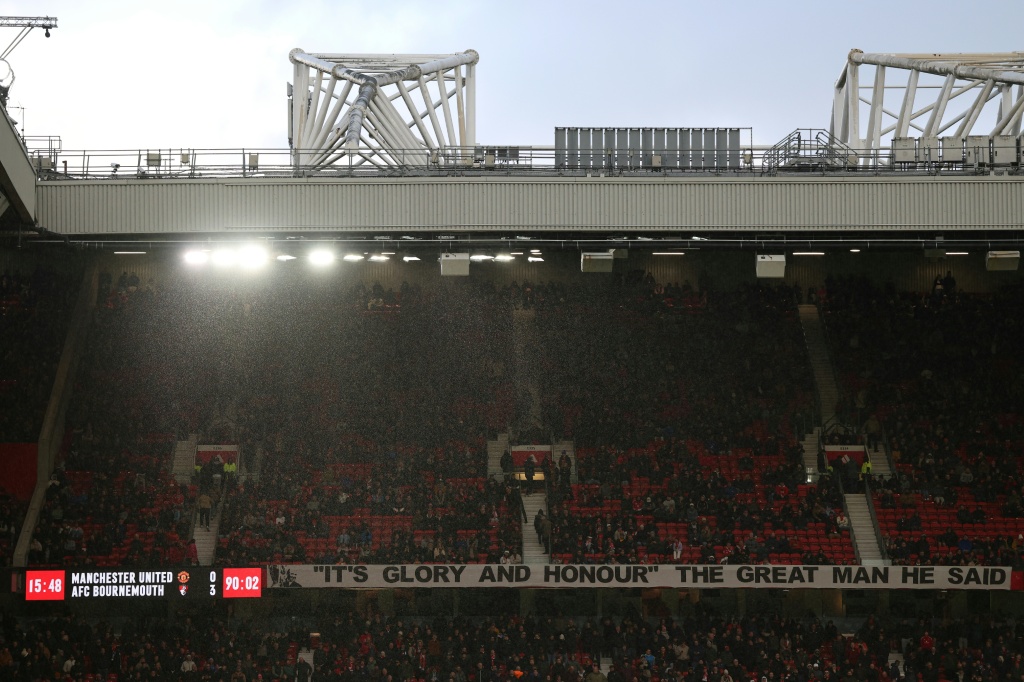 Manchester United are just one point above the Premier League relegation zone — Darren Staples / AFP