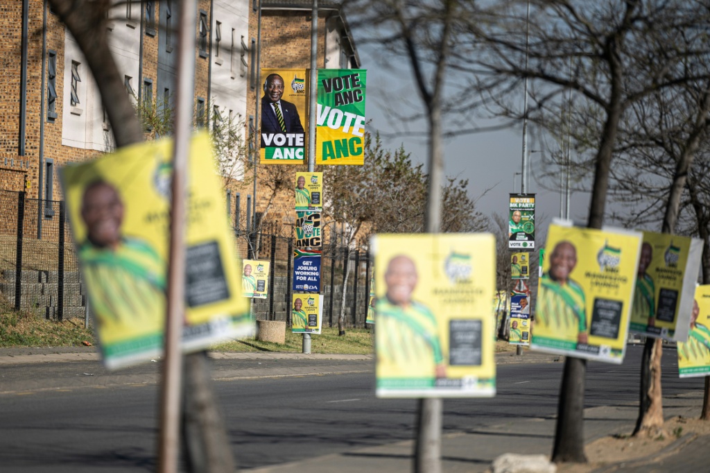 The African National Congress is South Africa's largest political party — EMMANUEL CROSET / AFP