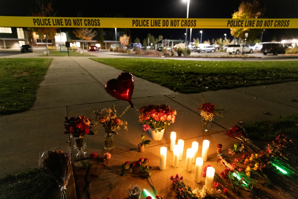 The midsize city of Bend, Oregon is grieving in the wake of an 'unthinkable' mass shooting that left three children and one educator dead — Payton Bruni / AFP