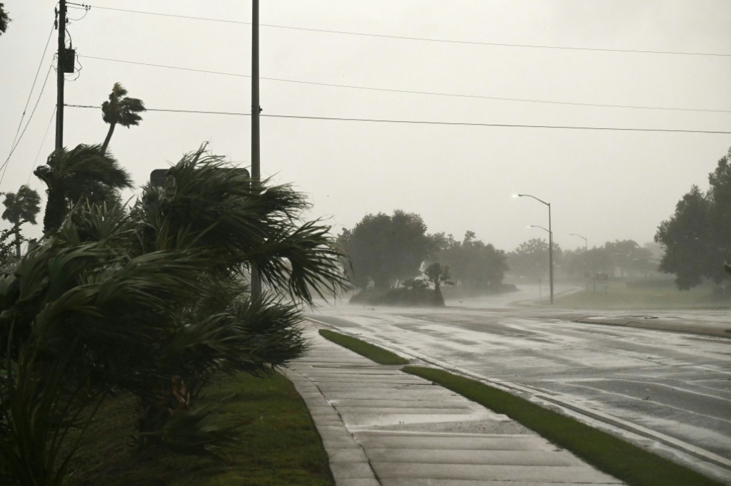 Mandatory evacuations were issued ahead of the storm for areas along Florida's Gulf Coast — RONALDO SCHEMIDT / AFP