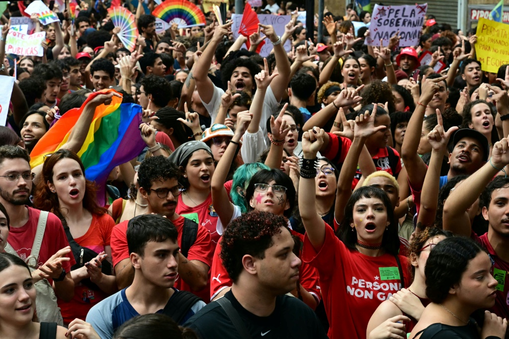 Lula, who at almost 81 years old is seeking a fourth term in office, has hit reset with a major focus on social media -- where the right has long held the advantage -- by posting a video selfie for the first time — Pablo PORCIUNCULA / AFP