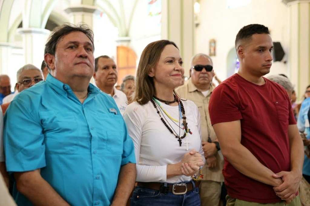 Maria Corina Machado's return is likely to pile pressure on interim president Delcy Rodriguez, who has led the country under Washington's watchful eye — Handout / AFP