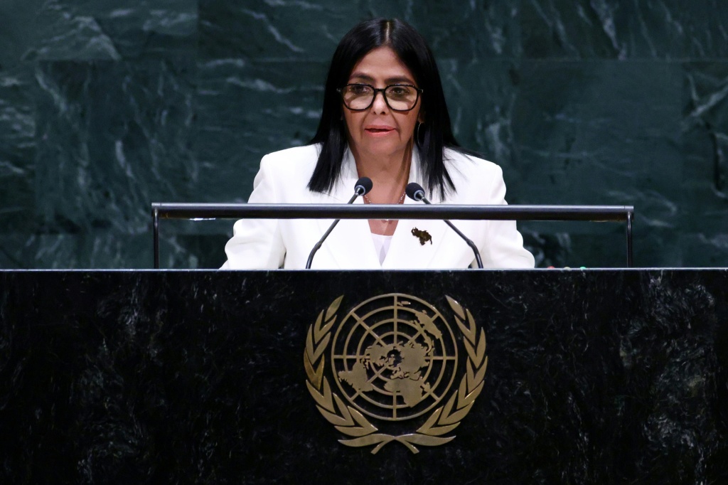 Venezuela's interim president Delcy Rodriguez has granted Washington access to a huge chunk of the country's crude oil reserves — Leonardo MUNOZ / AFP