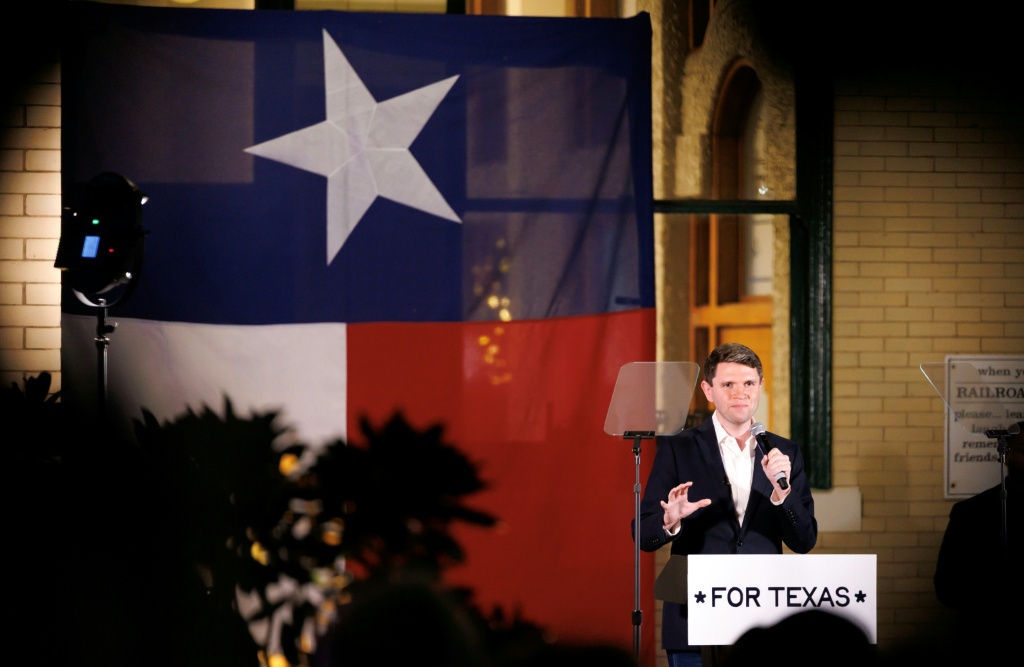 James Talarico has raised nearly $129 million, more than six times the amount of his Republican opponent Ken Paxton — Mark Felix / AFP