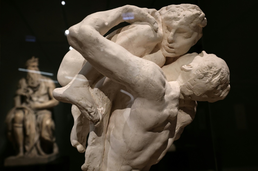 A sculpture by Auguste Rodin 'I am beautiful' is exhibited at the Louvre — Anne-Christine POUJOULAT / AFP
