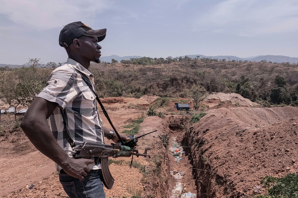 Militiamen in the small mining village of Mwala say they fought in the conflict pitting the M23 against government troops — Camille Laffont / AFP
