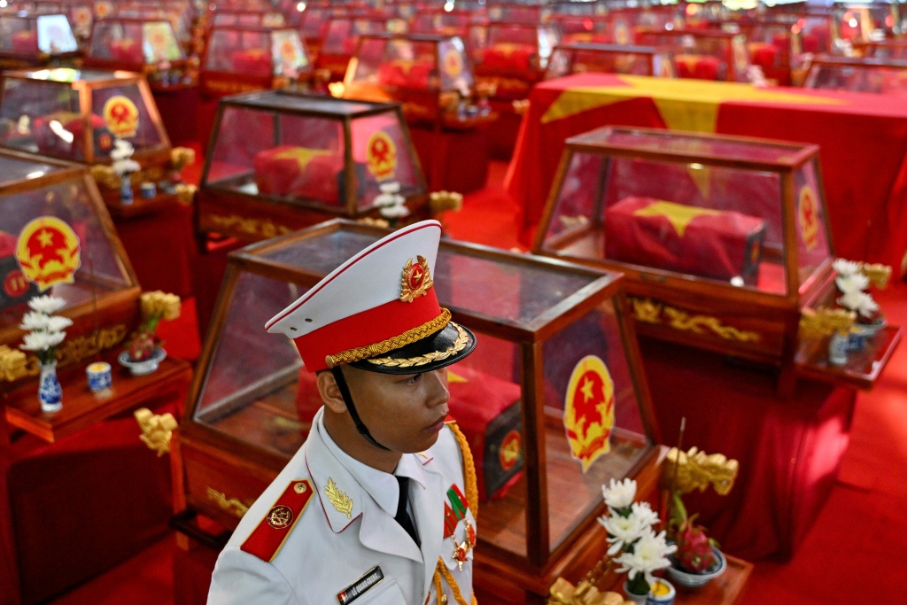 Vietnam mourns 700 war dead in major push to identify missing