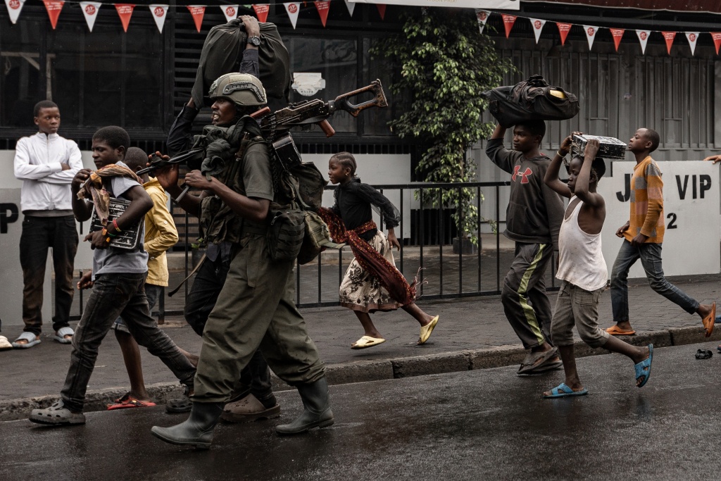 The eastern city of Goma fell to the M23 after fierce clashes in early 2025 — -STR / AFP