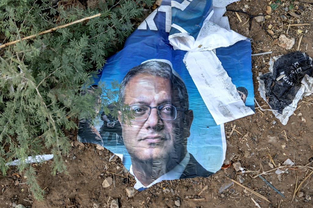 Ben Gvir has campaigned in areas outside his traditional support base — ilia YEFIMOVICH / AFP