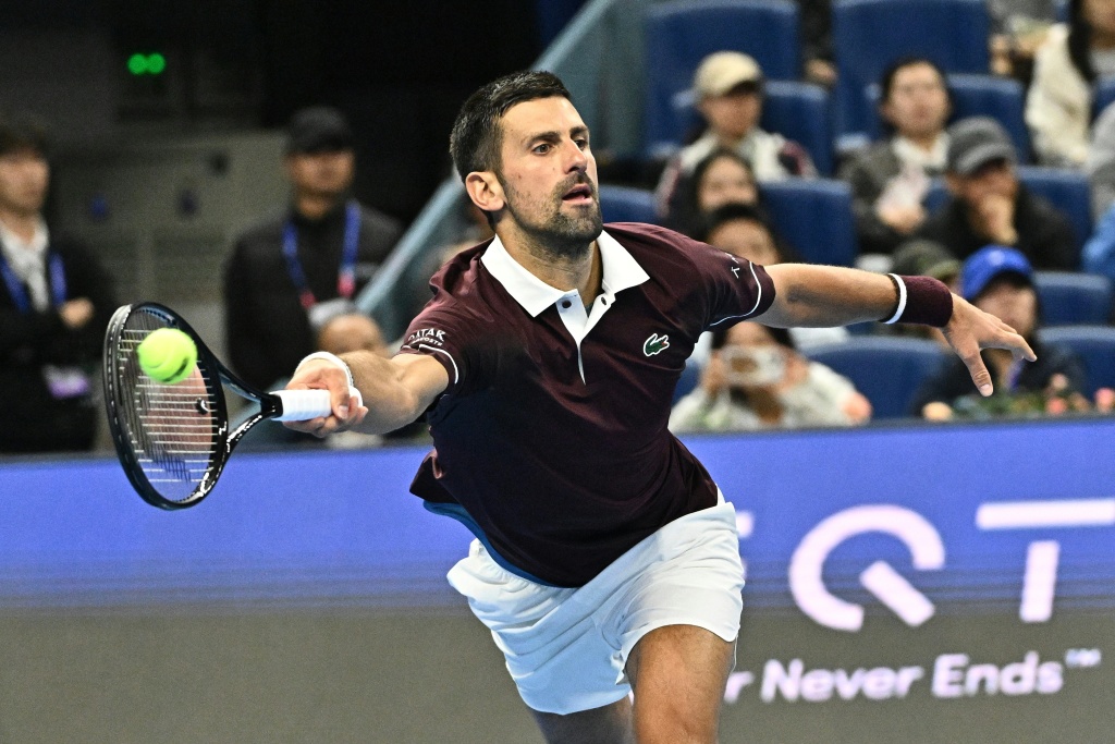 Djokovic survives China Open scare against wildcard world no. 104