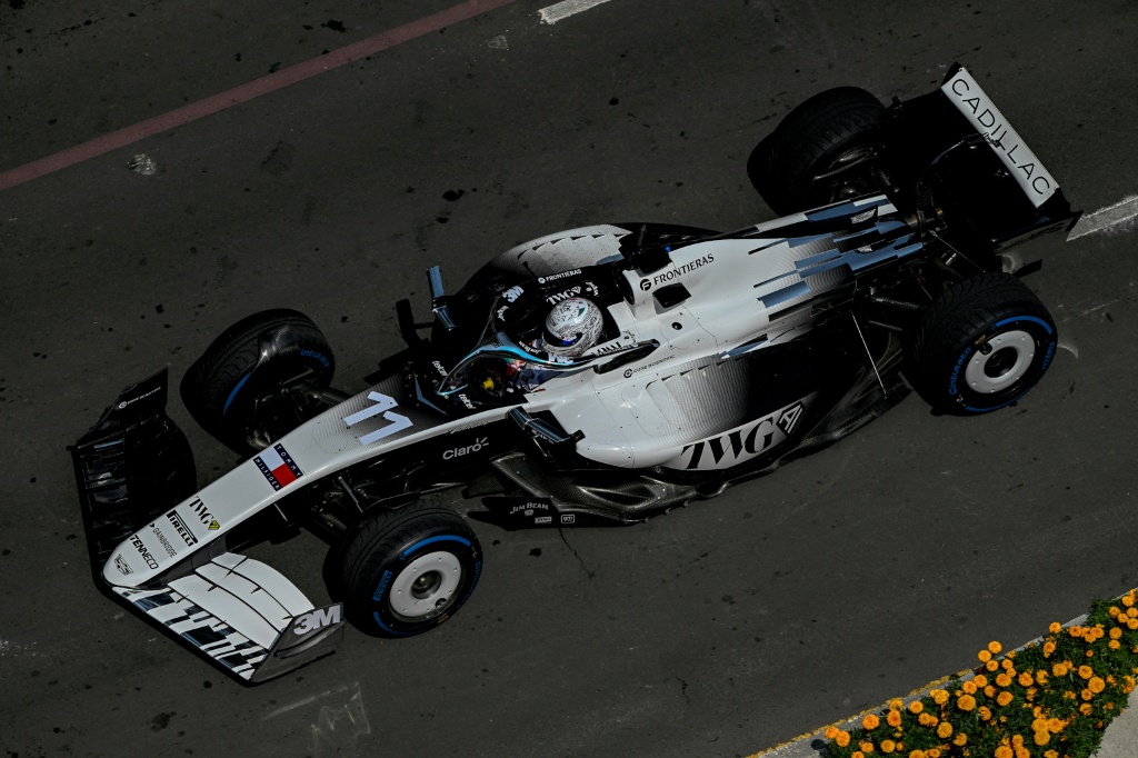 Cadillac's Sergio Perez will drive in his 300th grand prix in his home race in Mexico — Alfredo ESTRELLA / AFP