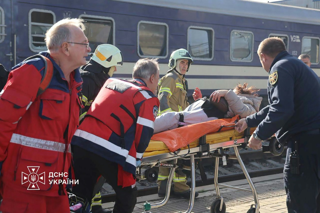 'Horrific' Russian drone strike kills 13 at Ukraine train station: Kyiv