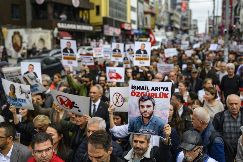 Press freedom has been increasingly constrained in Turkey since a failed coup attempt in 2016 — Yasin AKGUL / AFP