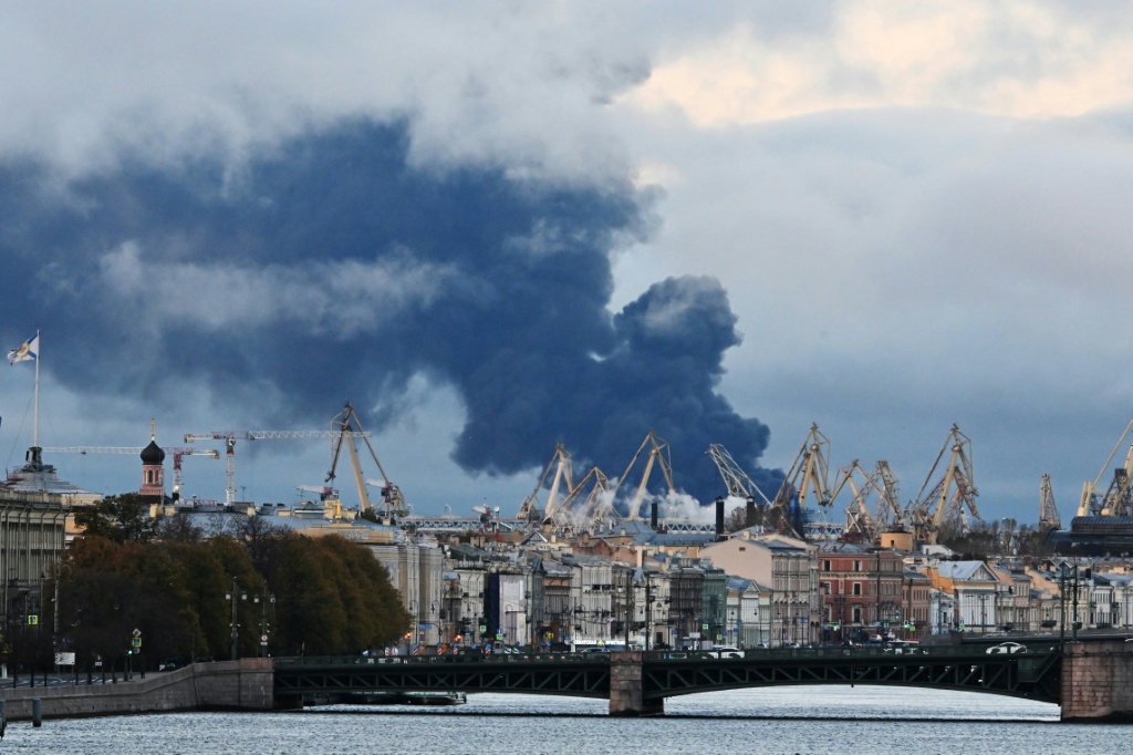 Ukraine says its strikes on Russia are fair retribution for Moscow's daily attacks on Ukrainian cities — STRINGER / AFP
