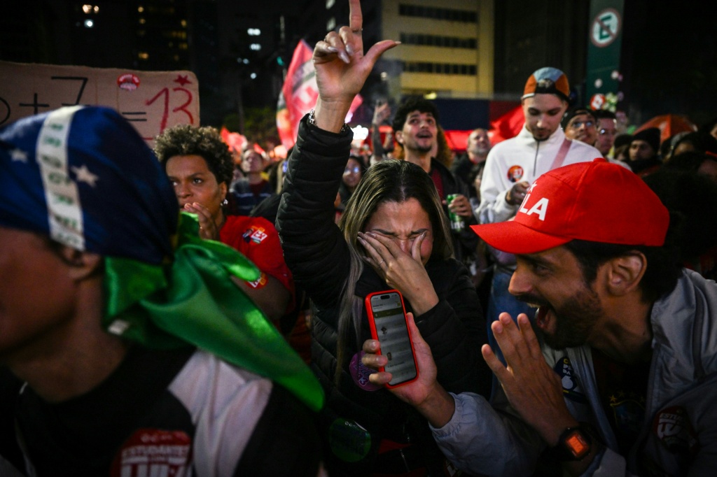 'I feel so happy!': Ecstasy, relief among Brazil's Lula supporters