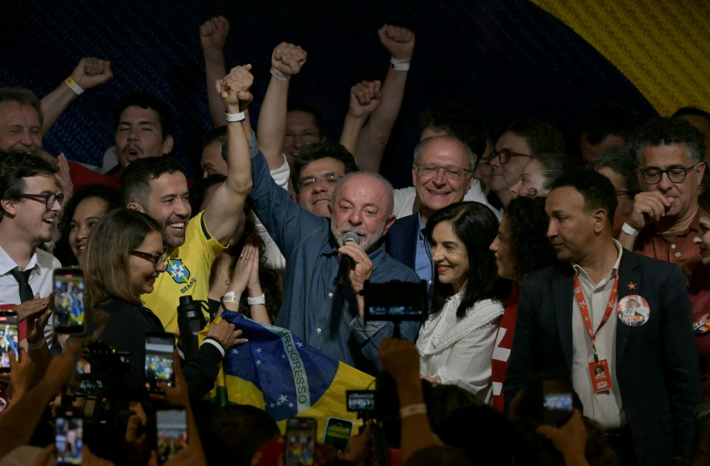Lula won the presidential runoff after coming second in the first round — NELSON ALMEIDA / AFP