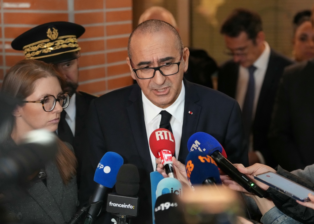 Laurent Nunez, France's interior minister, called the shootings 'clearly a terrorist crime' — Dimitar DILKOFF / AFP