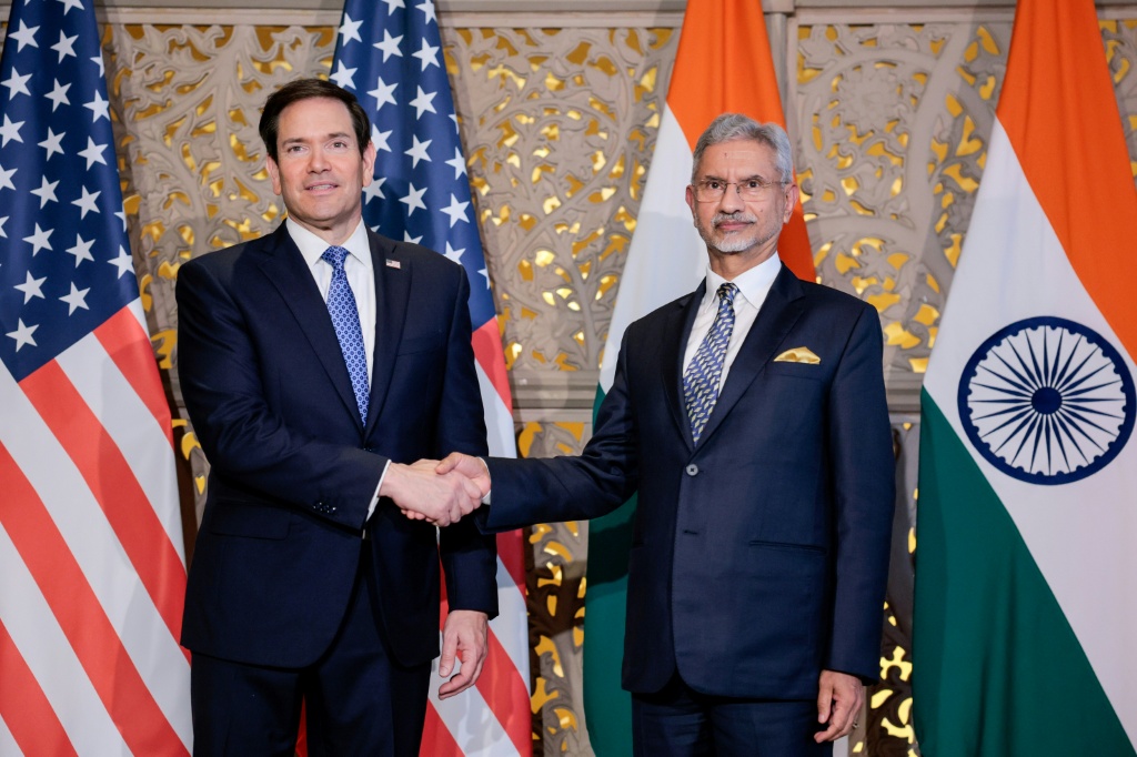 US Secretary of State Marco Rubio said India had made "substantial progress" in diversifying its oil supplies, suggesting a trade deal with New Delhi was "very close" — Kylie Cooper / AFP