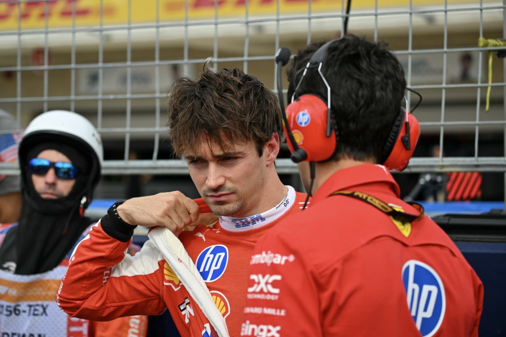 Ferrari's Monegasque driver Charles Leclerc — ANGELA WEISS / AFP